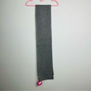 Kate Spade NWT Heather Gray Knit Metallic Scarf
